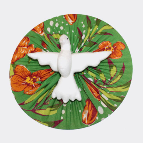 Enfeite Espirito Santo em tecido
